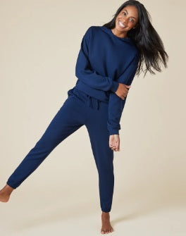 Dreamtech Oversize Hoodie Lounge Set-Midnight-M