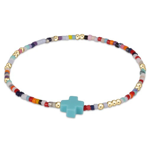 Egirl Hope Unwritten Signature Cross Bracelet- Hot Mess