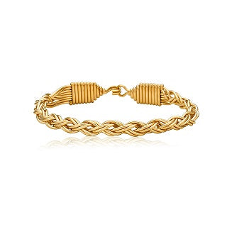Gratitude Bracelet- Gold- All 14K Gold Artist Wire Size 7.0