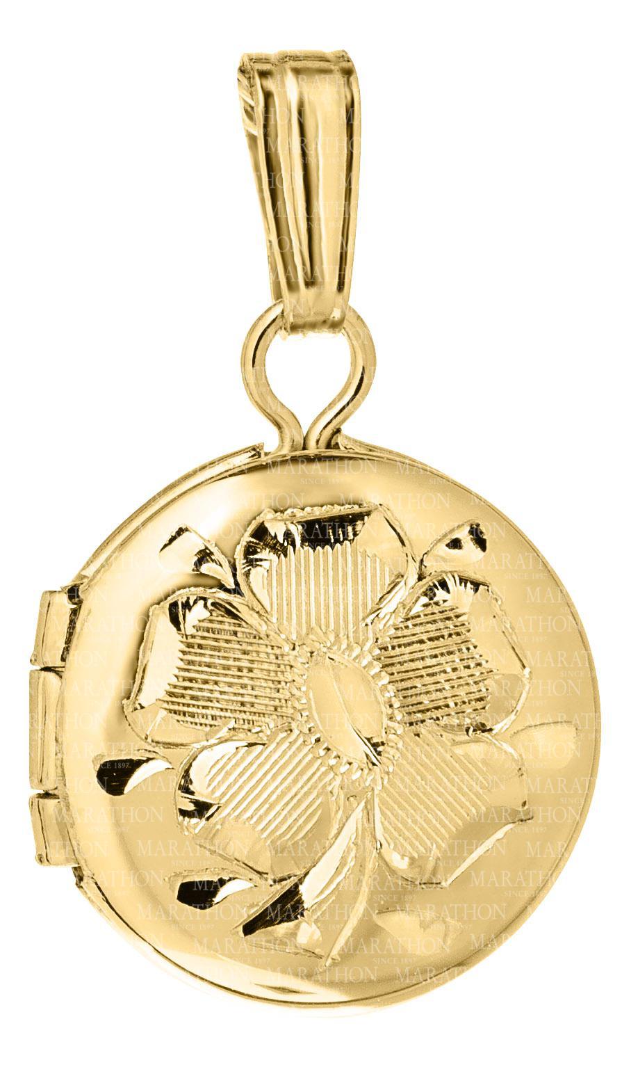 Kiddie Kraft Children's 14 Karat Gold Filled Locket Round 13