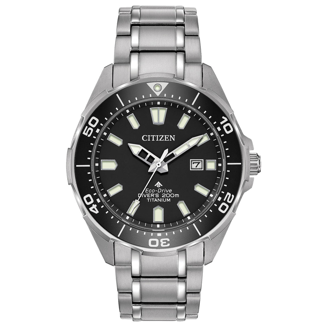 Men's Eco-Drive Promaster Diver 200M TIC BRAC BLCK