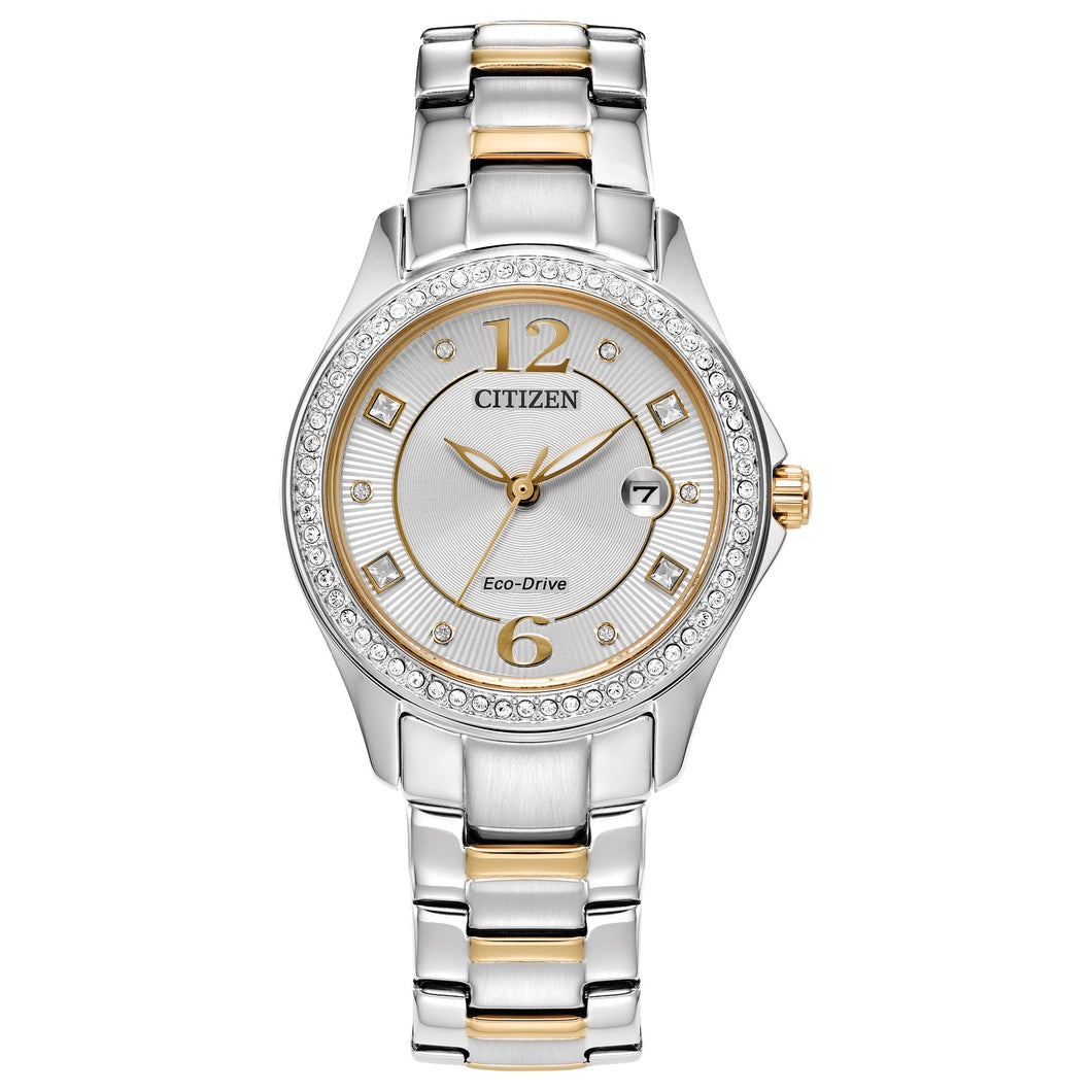 Ladies Eco-Drive WR50 SST BRAC SILVER