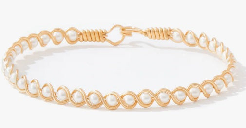 Revive Bracelet- 14K Gold Artist Wire- Size 8.0